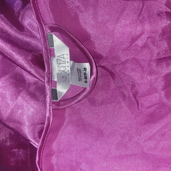 La Senza Pink Satin Robe S - Picture 6 of 6
